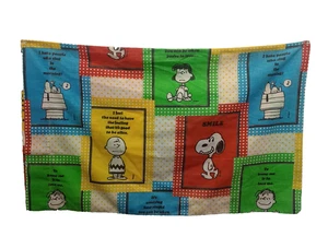 Vintage Charlie Brown Peanuts Kissenbezug Ich hasse Menschen, die morgens singen - Bild 1 von 6