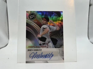🔥John Smoltz Auto  -2024 Leaf Press Pass Premium Retro  Braves HOF silver /10 - Picture 1 of 2