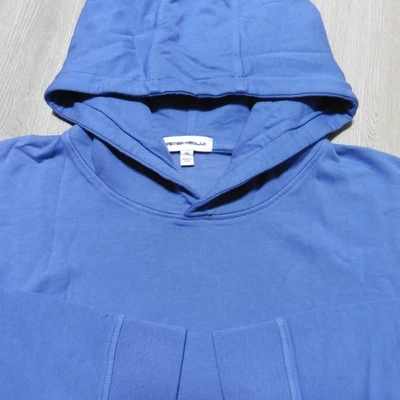 PETER MILLAR Mens XL HOODIE LAVA WASH BLUE FREESIA AQUA PULLOVER SWEATSHIRT - Image 1 of 4