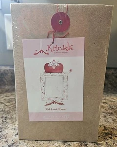 Dept. 56 Krinkles By Patience Brewster Red Heart Photo Frame NEW - Picture 1 of 4
