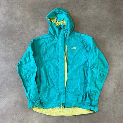 Chaqueta de lluvia impermeable The North Face para mujer mediana Y2K, verde Foto 1 de 4