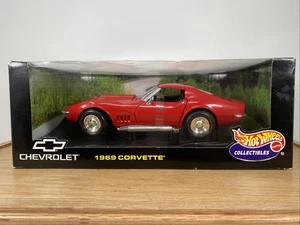 1/18 Mattel 1969 Chevrolet Corvette 427 Stingray Red 21355 ! - Picture 1 of 17