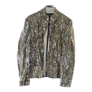 COMME des GARCONS 99AW Pailletten durchsichtig ohne Knopf Jacke Gold Damen - Bild 1 von 8