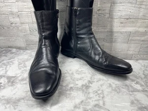 Magnanni Botas Hombres 10.5D Jalen Zapatos Cuero Negro Cremallera Lateral Cómodo Botín al Tobillo - Imagen 1 de 23