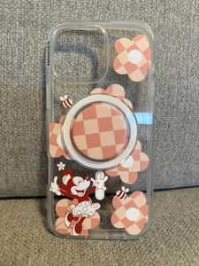 MINNIE MOUSE Popsockets Checkered Flower iPhone 16 Pro Max MagSafe Case PopGrip - Bild 1 von 5