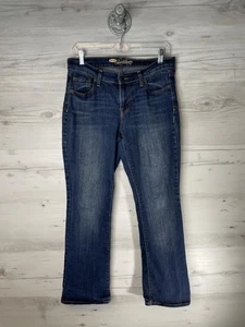 Old Navy The Sweetheart Jeans Damen 6 kurz blau Bootcut Mid Rise Stretch - Bild 1 von 12