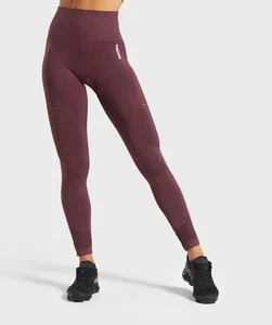 Gymshark - 7/8 Energy+ Seamless Leggings (ohne Etikett) | Gr.: ? | Farbe: Berry - Bild 1 von 13