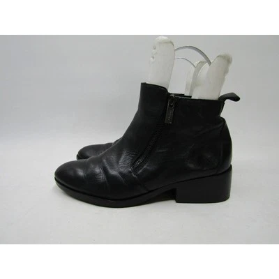 Женские модные сапоги COLE HAAN размер 9,5 B черная кожа на молнии до лодыжки - Изображение 1 из 4