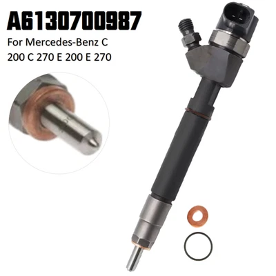 Fuel Injector For Mercedes-Benz A6130700687 A6130700987 0445110121 0445110120 - Image 1 of 4
