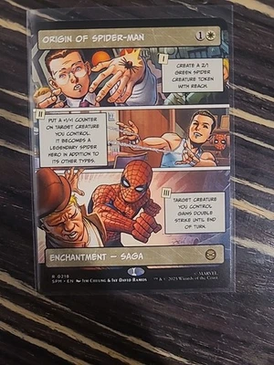 Origin Of Spiderman Borderless Mtg Magic The Gathering - Image 1 of 2