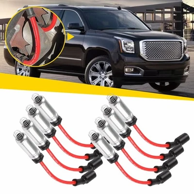 758EE Spark Plug Wire Set for 2014-2018 GMC Sierra 1500 Chevrolet Silverado 1500 - Image 1 of 4