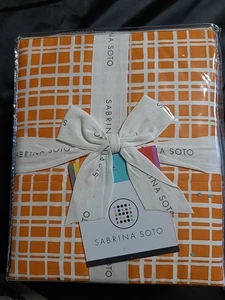 Neu mit Etikett Sabrina Soto Lakenset Gitter - brutzelnde orange Queen - hergestellt in Indien - Bild 1 von 5