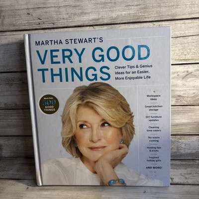 Martha Stewart's Very Good Things: Clever Tips & Genius Ideas Hardcover New - Image 1 of 4