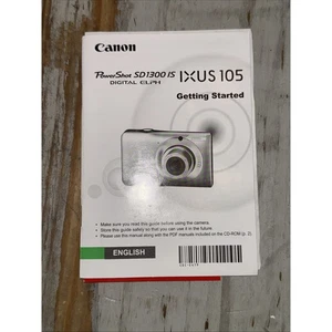 Canon Power Shot - SD1300 IS IXUS 105 - Digital Elph - Libro de instrucciones manual - Imagen 1 de 3