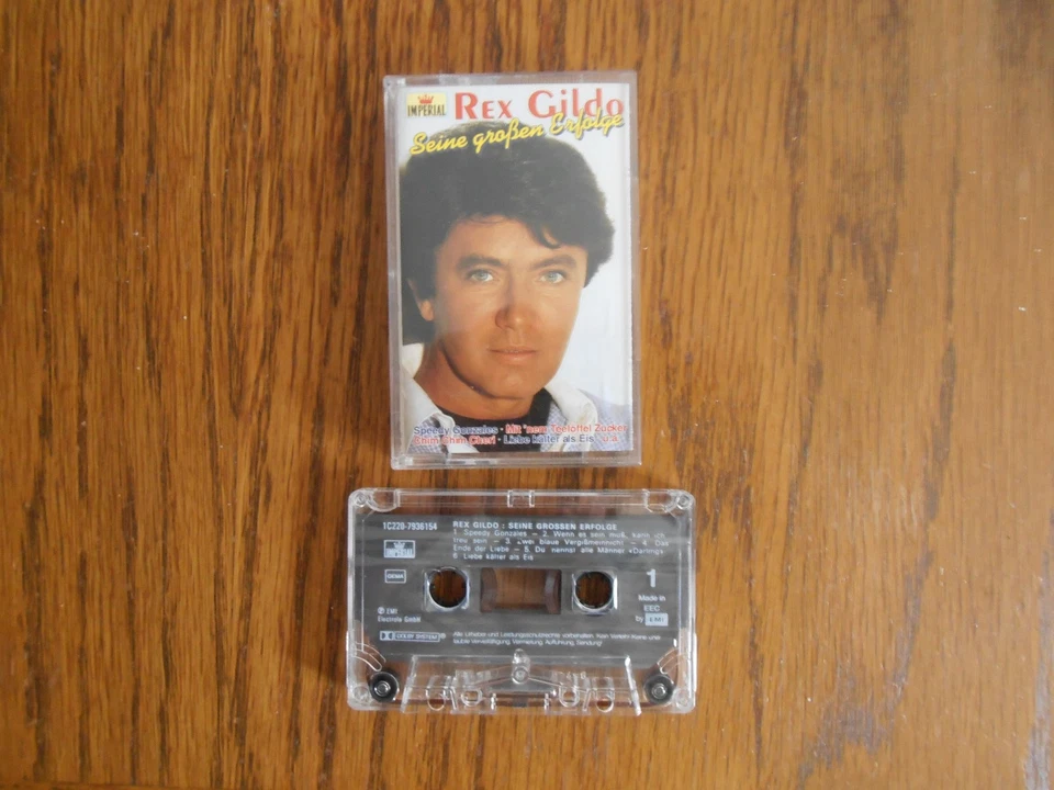 REX GILDO  - SEINE GROßEN ERFOLGE - MC MUSIK KASSETTE - Zustand sehr gut - Bild 1 von 1