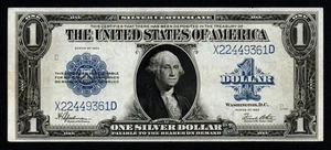 1923 $1 LARGE Size BEAUTIFUL CRISP XF+ Silver Certificate! - Picture 1 of 2