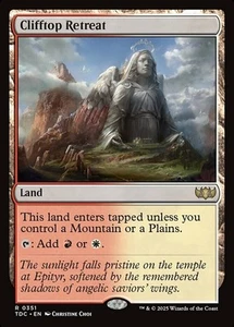 x1 Clifftop Retreat R MTG Commander: Tarkir: Dragonstorm M/NM, English - Picture 1 of 1