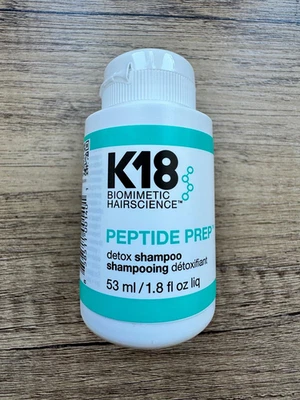 K18 Biomimetic Hairscience Peptide Prep Detox Shampoo Travel Size 53ml