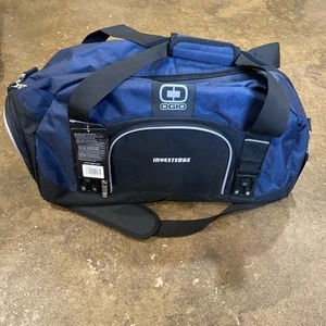 NWT Ogio Golf Big Dome Duffle Bag Gym Bag Shoulder Strap Handle Shoe Bag Navy - Picture 1 of 8