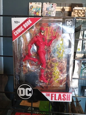 Mcfarlane DC Direct - Page Punchers The FLASH  7” Action Figure & Comic NIP - Imagem 1 de 4