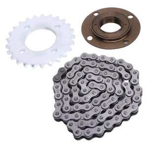 25T Zahnrad Zahnloses Schwungrad 76 Links 420 Kette Set Für Mini Bike Go FAT - Bild 1 von 22