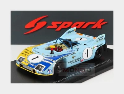 1:43 SPARK Porsche 908/3 Spider #1 Winner 9H Kyalami 1973 Jost Muller S2339 MMC - Image 1 of 2