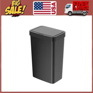Mainstays 13.2 Gallon Kitchen Trash Can, Plastic Motion Sensor Kitchen Trash Can - Picture 1 of 13