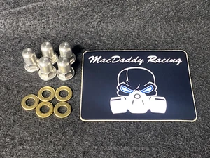 MacDaddy Racing STAINLESS STEEL Tall Head Nuts for Honda CR125 - Picture 1 of 1