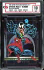 1992 Marvel Masterpieces #4-D Battle Spectra ~ Spider-Man Vs Venom ~ Cg 10