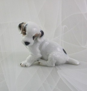 Rosenthal Figur Welpe Hund Dog Kärner Figurine Figure 1940 2 Wahl