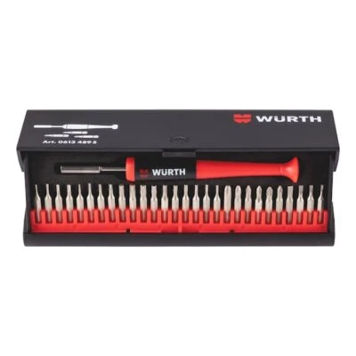 Cacciavite di Precisione Giraviti Multifunzione Set 29pz - WÜRTH 06134895 - Immagine 1 di 4