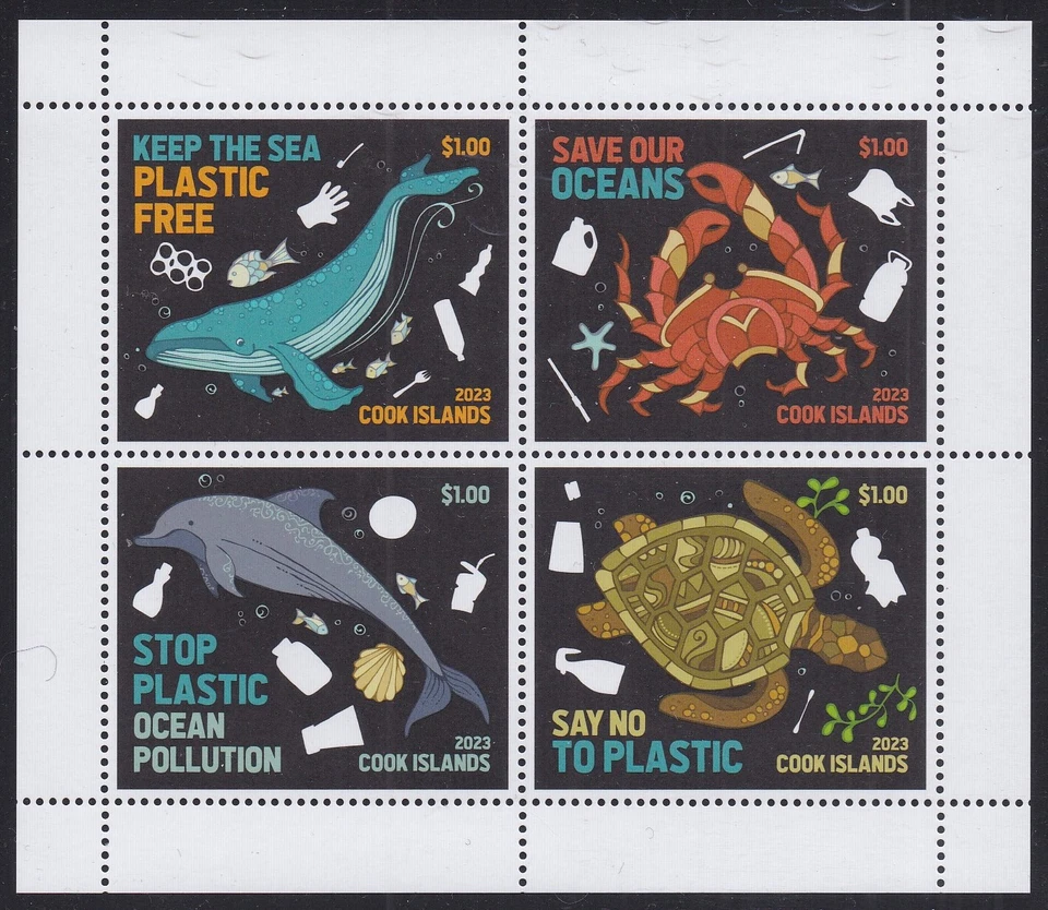 Cook Islands (2023) Plastic Free - MS, MNH - Image 1 of 1