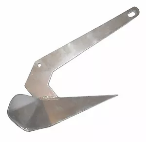 MarineNow 14 lbs 6.3 kg Galvanized Steel Delta Style Plow Boat Anchor - Picture 1 of 2