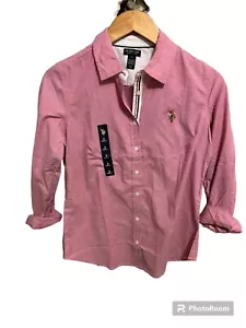 U.s. polo assn Long sleeve Button Down Shirt Women's size S - Picture 1 of 3