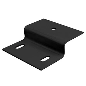 10PCS Black Z Bracket Double Angle Corner Brace 2MM Thick Steel Connector - Picture 1 of 5