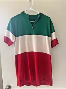 ELEGANTE Maglia Ciclismo Tiralento Lana/Acrilico Tricolore - IT 58 - OTTIMO AFFARE - Foto 1 di 6