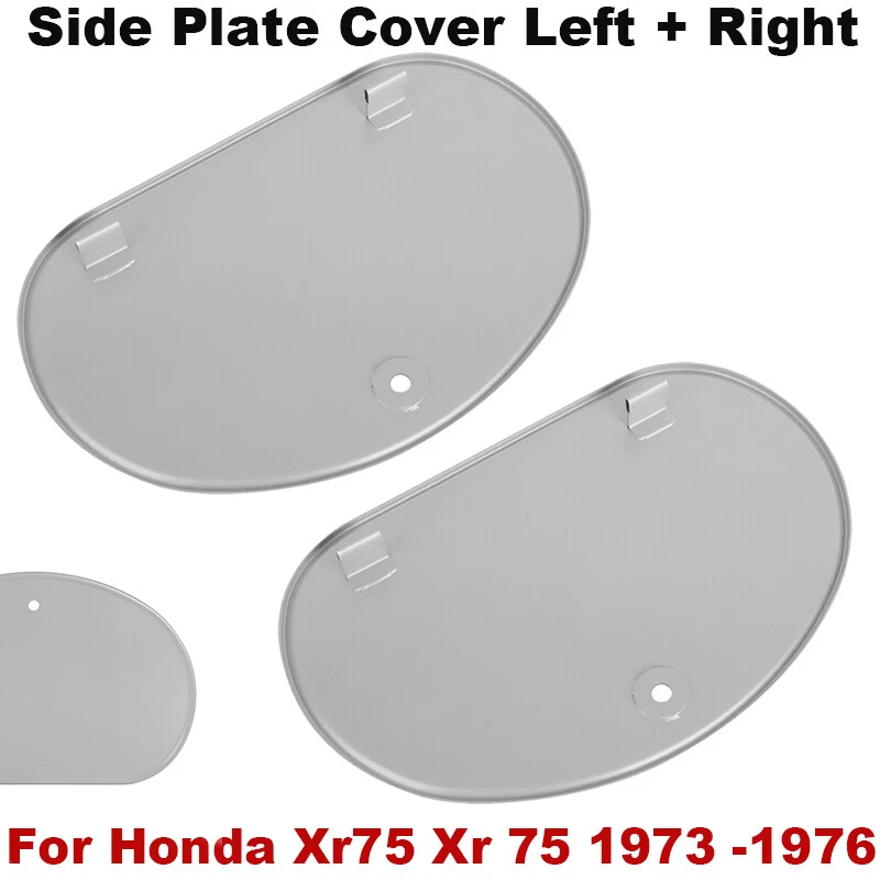 For Honda Xr75 Xr 75 1973 1974 1975 1976 Side Plate Cover Iron Left + Right - Imagem 1 de 4