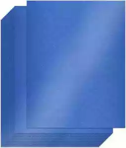 Royal Blue Shimmer Paper,24 Sheets Pearlized Coating Cardstock Paper 8.5 X 11 In - Picture 1 of 5