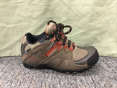 New Boy’s Hi-Tec 31470 Aitana Low Waterproof Smoky Brown Hiking Shoes Size J12 - Image 1 of 4