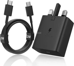 45W Super Fast Charging Charger Adapter USB-C 6FT For Samsung S21 S22 S23 S24 + - Picture 1 of 10