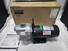 New Dayton 4Ykp3 Self Priming Centrifugal Pump, 1 Hp, 115/230V Ac, 1 Phase