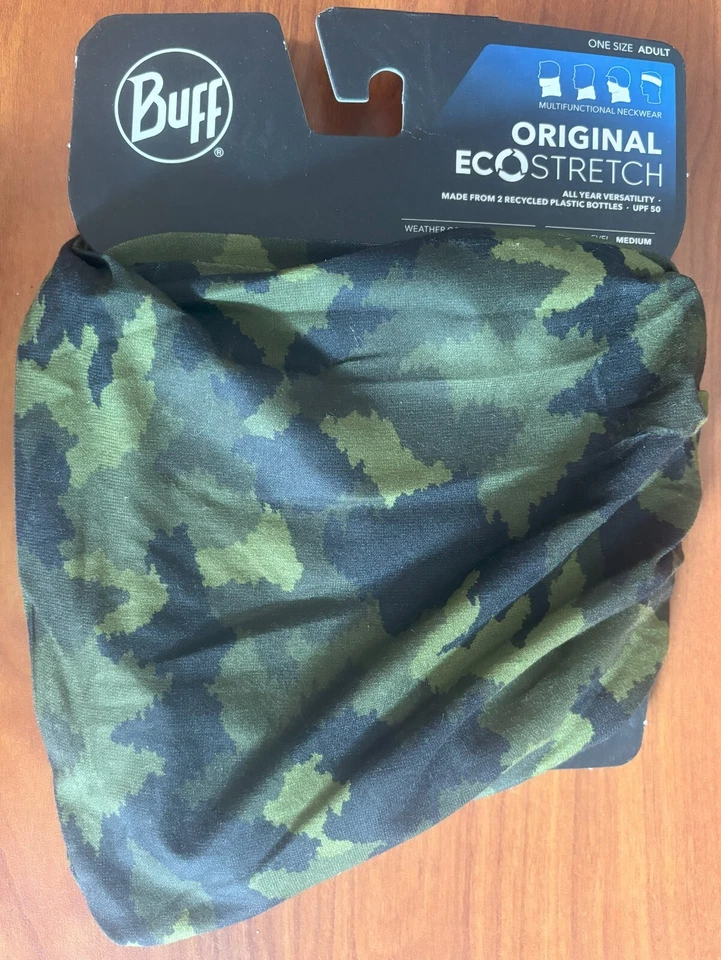 Buff Original EcoStretch Multifuncional Cuello Prendas Verde Camuflaje Talla Única Nuevo Foto 1 de 4
