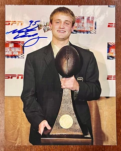 NATE KAEDING Signed IOWA HAWKEYES 8x10 Photo Autograph 2002 Lou Groza Award - Picture 1 of 1