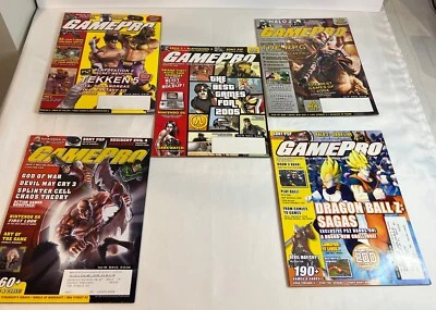 Gamepro Magazine 2004 Lot Of  5 Consecutive #185-189 - Image 1 of 4