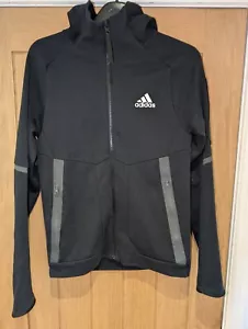 Adidas Designed For Game-day Full Zip Hoodie Mens S Black, Rare In UK. Exc Cond - Picture 1 of 12