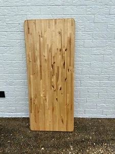 Locker Room Wisconsin Bench Top 48"W x 20” Maple Hardwood Wall Mount ADA - Picture 1 of 7