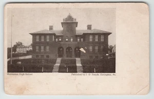 Postcard Vintage Slatington, PA High School Undivided Back - Picture 1 of 2