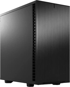 Define 7 Mini Black Brushed Aluminum/Steel Micro ATX Silent Mini Tower Computer - Foto 1 di 12