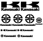 Dirt-bike SuperMoto Motor Cross Atv For Kawasaki Custom Stickers 0.5-11.5” Blk