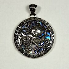 BALI LEGACY Octopus Pendant Abalone Sterling Silver NEW